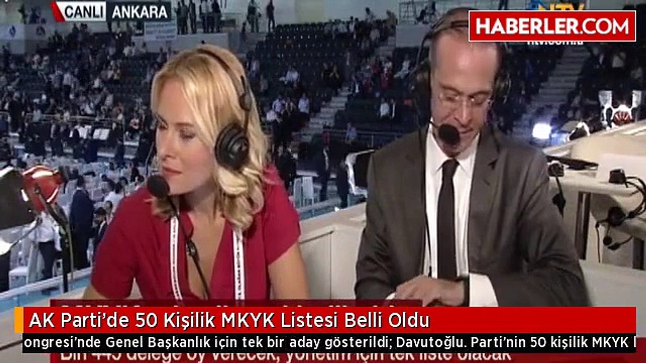 AK Parti'de 50 Kişilik MKYK Listesi Belli Oldu