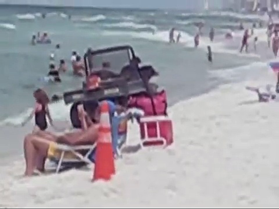 BP and Military on Panama City Beach July 4 2010