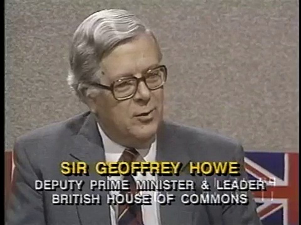 SIR GEOFFREY HOWE  - Interview 1989