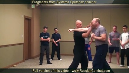 RUSSIAN SYSTEMA of hand to hand combat Fighting against a stronger opponent