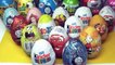 Kinder Surprise Eggs   25 Kinder Surprise Disney Pixar Spongebob Cars 2 Thomas