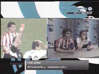 estudiantes 3 - gimnasia 1 Fanzone indirecto TyCsports