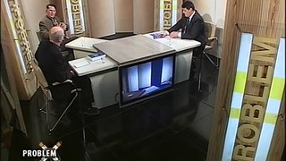 Nebojsa Pajkic i Ljubisa Rajic u emisiji Problem na TV Studio B