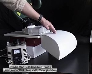 Coanda Effect demonstration of working principle