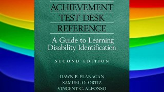 The Achievement Test Desk Reference: A Guide to Learning Disability Identification FREE DOWNLOAD