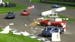 Shelby Cobra smashes through barriers at Goodwood