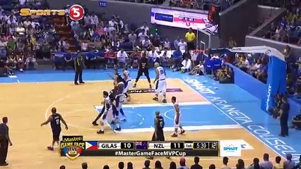 Gilas Pilipinas vs. New Zealand 1st Quarter MVP CUP 2015 Sep. 12 2015