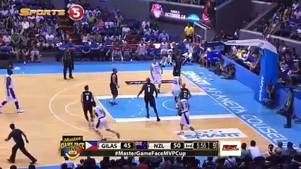Gilas Pilipinas vs. New Zealand 3rd Quarter MVP CUP 2015 Sep. 12 2015