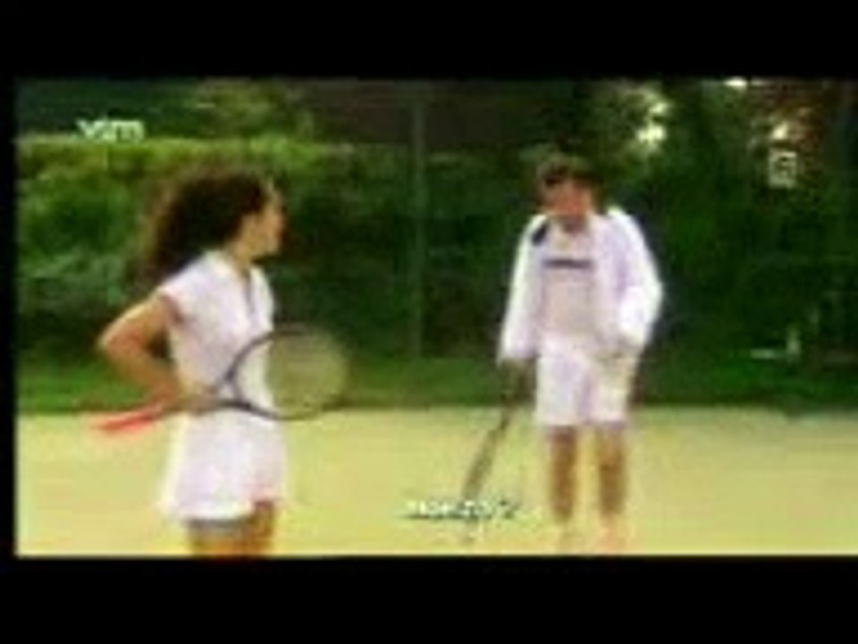 Funny Fight Between Beautiful Tennis Player & A Man !!!
