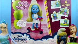 The Smurfs Smurfette Chic Fashion Doll gets a Makeover by Disney Frozen Anna & Elsa 2