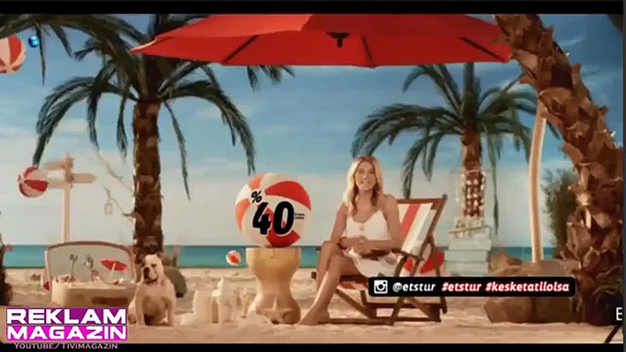 Ets Tur Burcu Esmersoy Tatil Yağmuru Reklamı