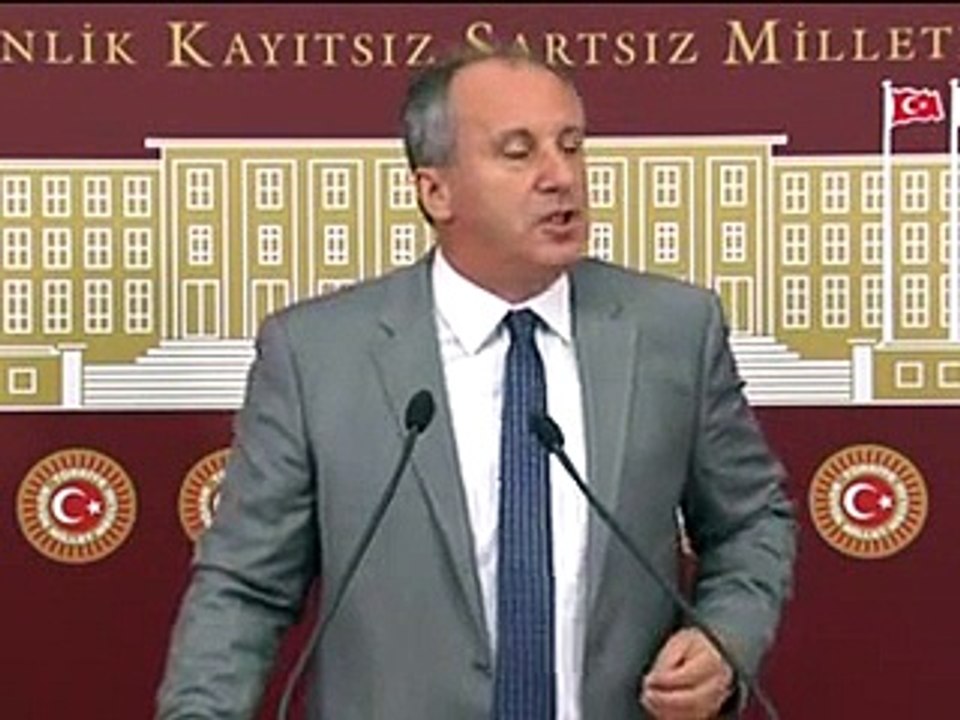 Muharrem İnce:TÜRKİYE NİN RECEP TAYYİP ERDOĞAN SORUNU VAR