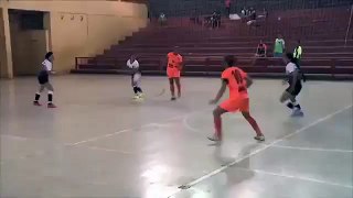 SOCK: Female players kick a head in a football match