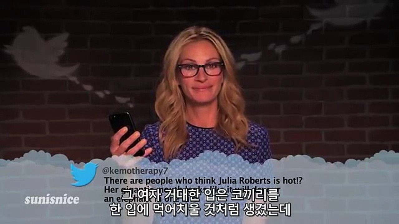 못된 트윗을 읽는 스타들_7_지미키멜라이브