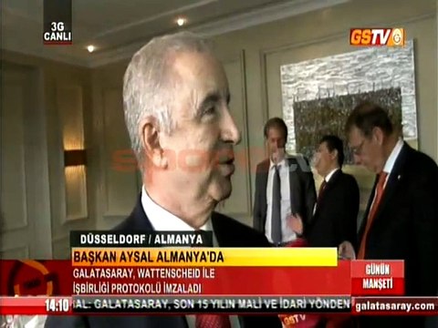 Ünal Aysal Almanya'da konuştu!