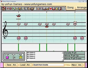 Mario Paint - "South Park - Ending Credits" Theme