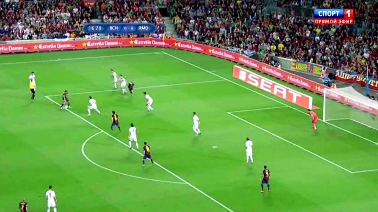 Andrés Iniesta vs Real Madrid 23.08.2012 HD 720p | By yirapa