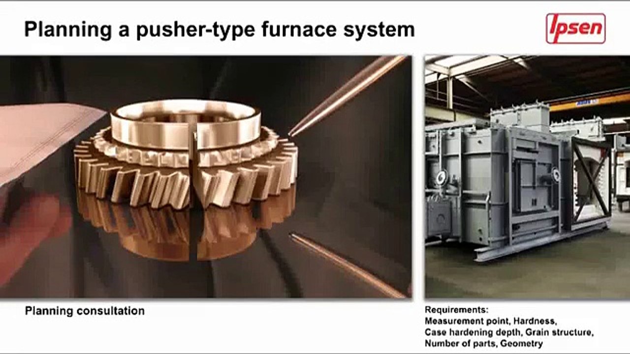 Ipsen Planning A Pusher-Type Furnace System