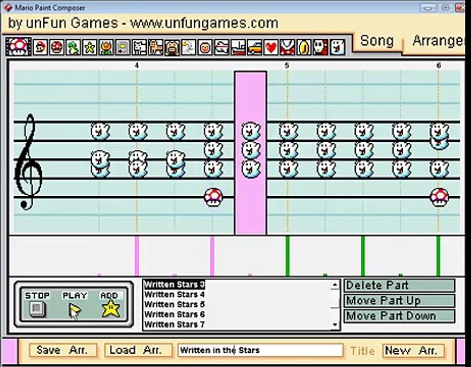 Mario Paint - "Written in the Stars" (WWE Wrestlemania 27 Theme)