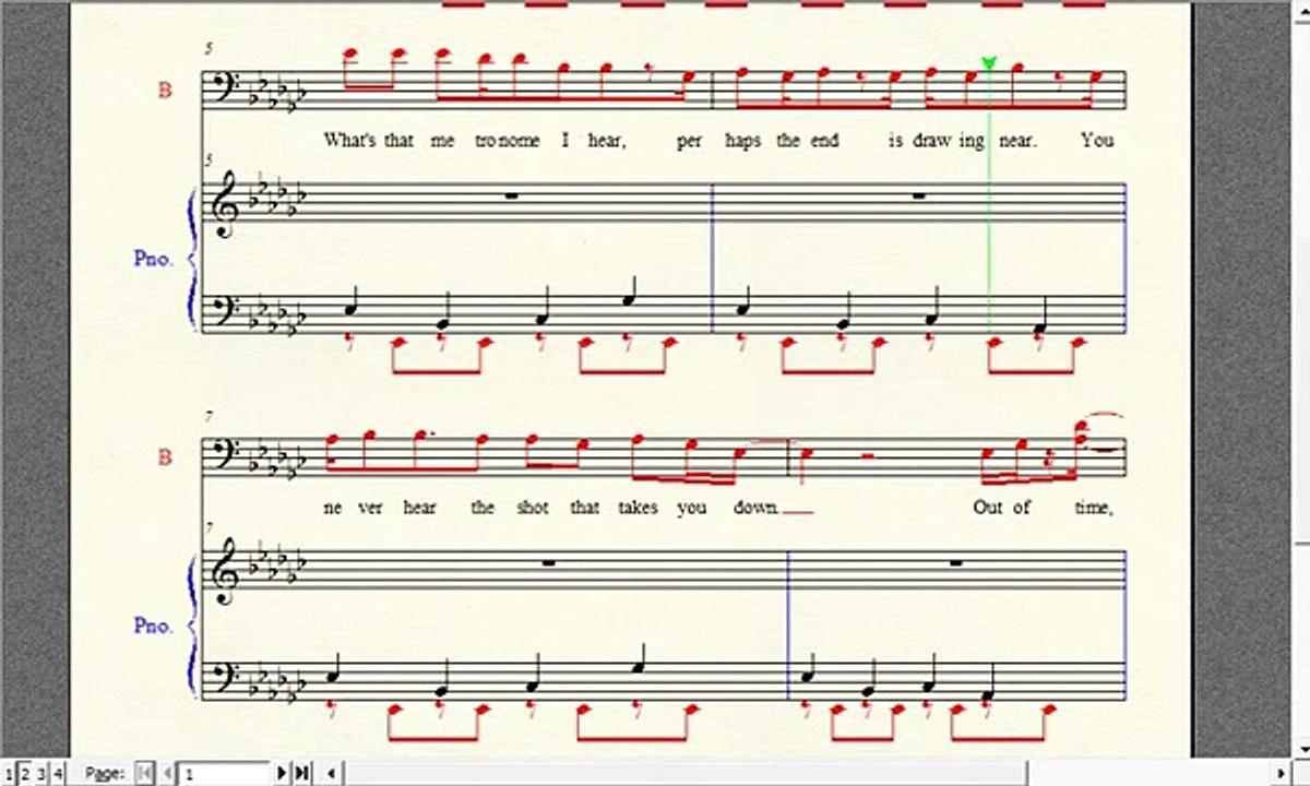 Wrestling Piano Theme Sheet Music - "Broken Dreams" (Drew McIntyre WWE Theme)