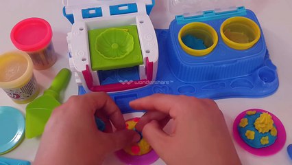 cupcakes play doh sweet shop double dessert playset playdough toy plastilina
