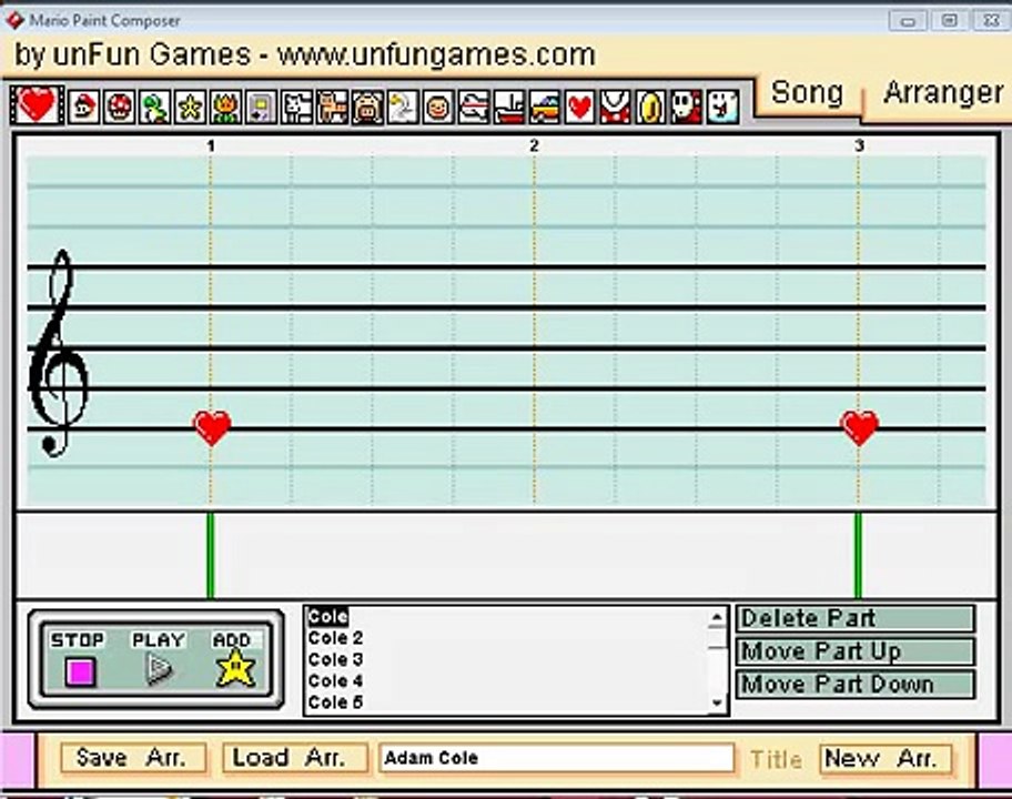 Mario Paint - "Something For You" (Adam Cole ROH Theme)