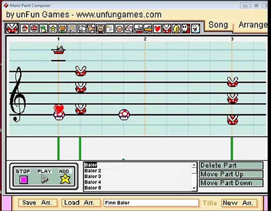 Mario Paint - "Catch Your Breath" (Finn Balor NXT Theme)