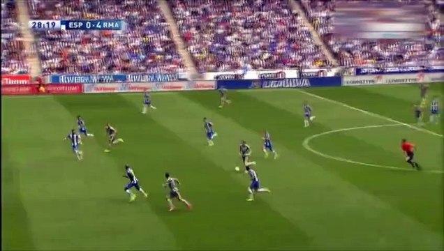 الهدف الرابع لريال مدريد في مرمي اسبانيول