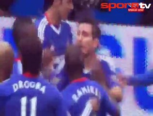 Anelka iki kişinin belini kırdı! Baines inanılmaz bir frikik attı!