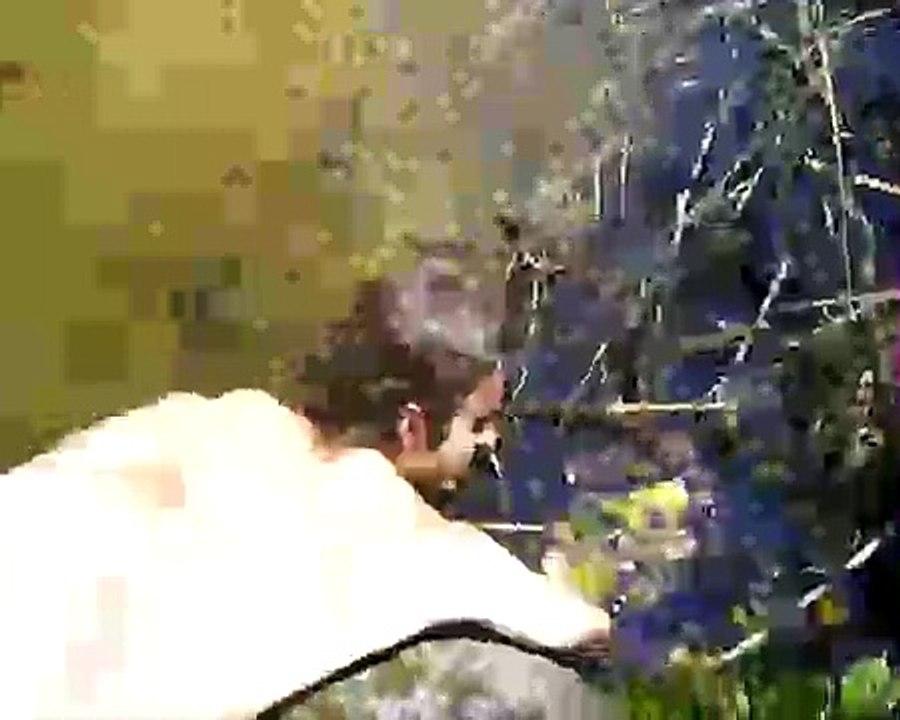 Hand fishing in the southern Austrian mountains