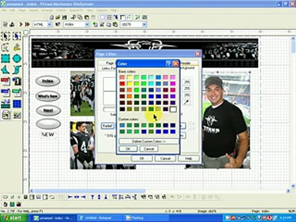 Introduction To SiteSpinner- newbiewebdesign