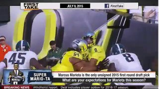 ESPN First Take - Marcus Mariota Still Unsigned by Tennessee Titans