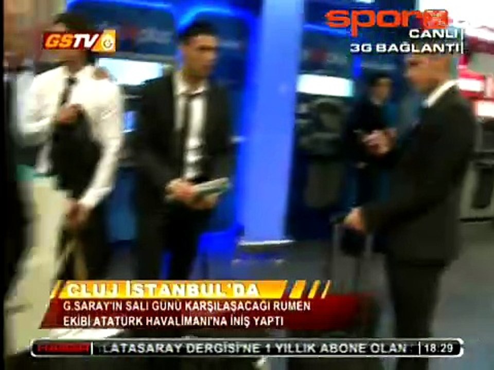 Cluj İstanbul'a geldi
