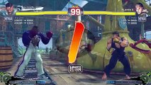 Newbie plays: Ultra Street Fighter IV battle: Dudley vs Ryu