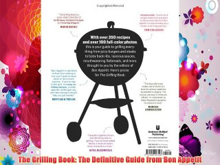 Download Video: The Grilling Book: The Definitive Guide from Bon Appetit Download Free Books