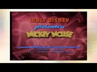 Vintage Micky Mouse cartoon Mickeys Follies 1929