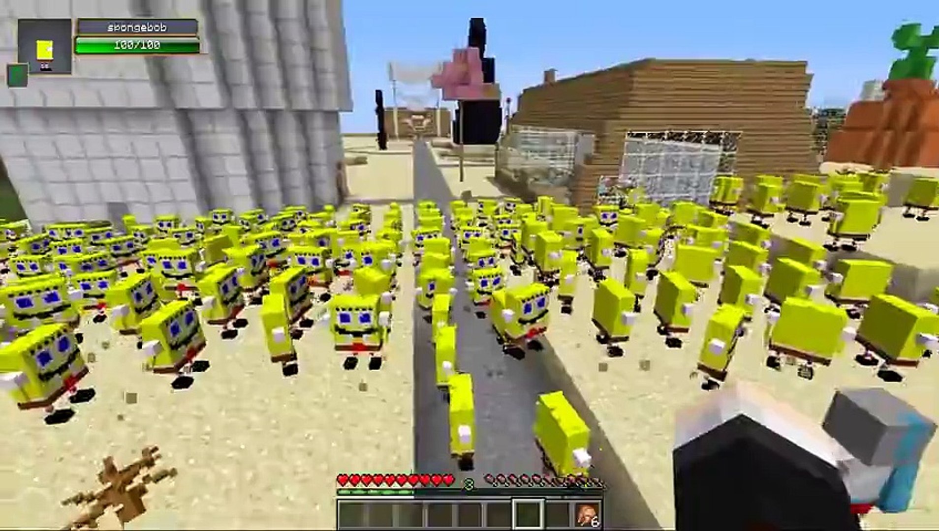 Minecraft Spongebob Mod I Saved Bikini Bottom Mod Showcase Video Dailymotion