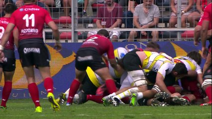TOP 14 - Toulon - La Rochelle : 45-24 - ESSAI de pénalité (TLN) - Saison 2015/2016