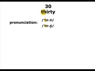How to Say Numbers 0-99 - English Vocabulary & Pronunciation Lesson