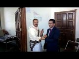 علي البخيتي يزور احمد المرقشي في السجن بعد دخول الحوثيين صنعاء