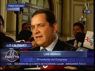Luis Iberico: “No politicemos, la gente quiere que no haya granadas”