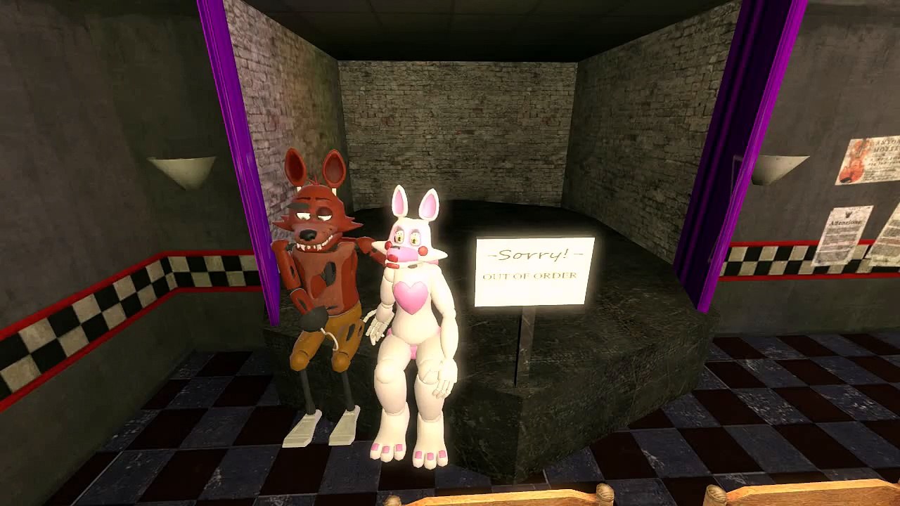 [sfm fnaf] Foxy & Mangle