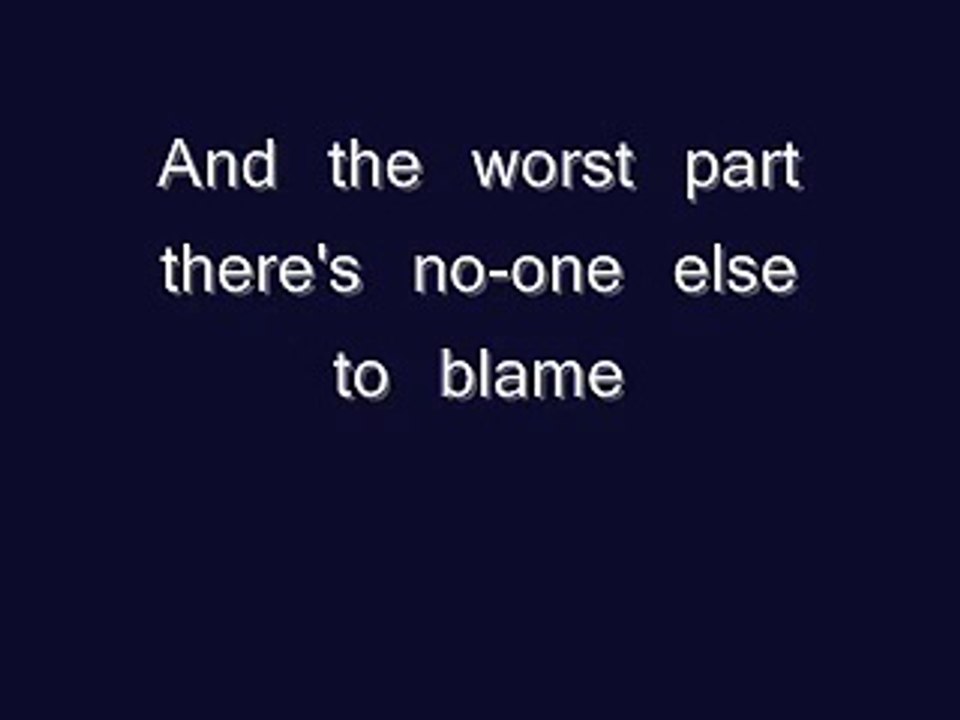 Sia - Breathe me Karaoke instrumental