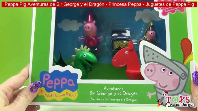 Peppa Pig Aventuras de Sir George y el Dragón - Princesa Peppa - Juguetes de Peppa Pig