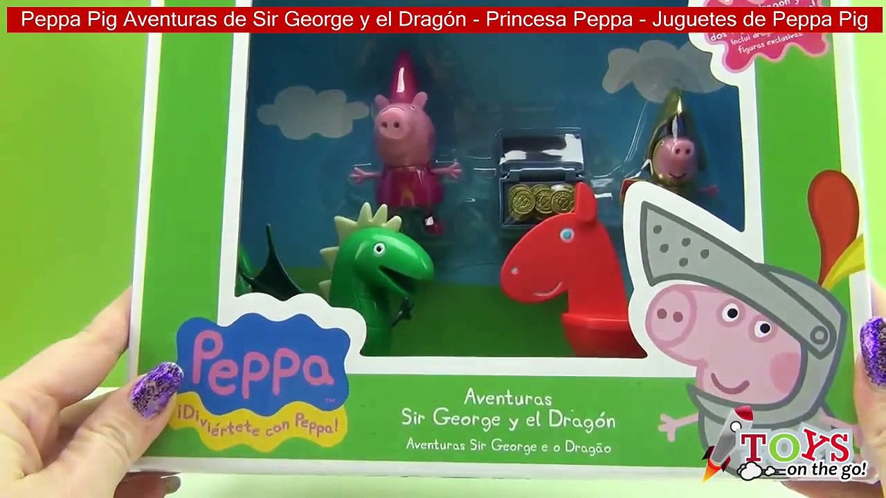 Peppa Pig Aventuras de Sir George y el Dragón - Princesa Peppa - Juguetes de Peppa Pig