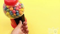 Learn Colours with Gumball Candy Machine! Dubble Bubble Gum Party! Lesson 4