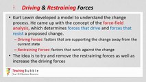 VCE Business Management - Driving & Restraining Forces