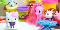 My Little Pony Play Doh Ice Cream Shop Peppa Pig Frozen Olaf Mlp Hello Kitty Toy [Full Episode]