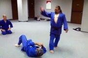 Sensei Armando Flores demonstrates some aiki throws