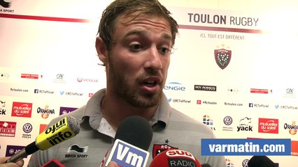 La réaction de Théo Belan après la victoire du RCT sur La Rochelle